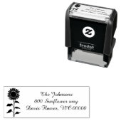 ひまわりアドレスのスタンプ セルフインキングスタンプ (インサイチュ)