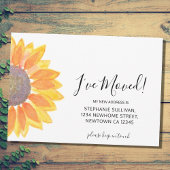 ひまわりアナウンスメントカードを移動 案内状