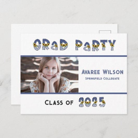 ひまわりアンデニム写真高校 ポストカード (正面/裏面)