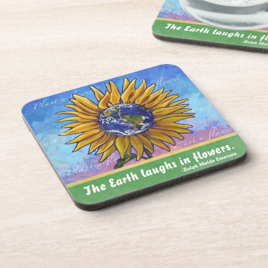 ひまわりアースアート コースター (左側)