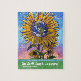 ひまわりアースアート ジグソーパズル