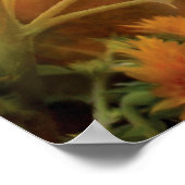 ひまわりアートのポスター/プリント ポスター (角)