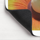 ひまわりアートの彫刻された鳥プリント マウスパッド (コーナー)