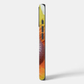 ひまわりアートの彫刻された鳥プリント Case-Mate iPhoneケース (裏面 / 左)