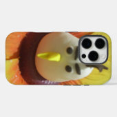 ひまわりアートの彫刻された鳥プリント Case-Mate iPhoneケース (裏面 (横))