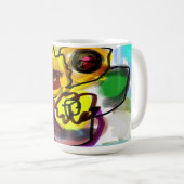 ひまわりアートクール コーヒーマグカップ (正面右)