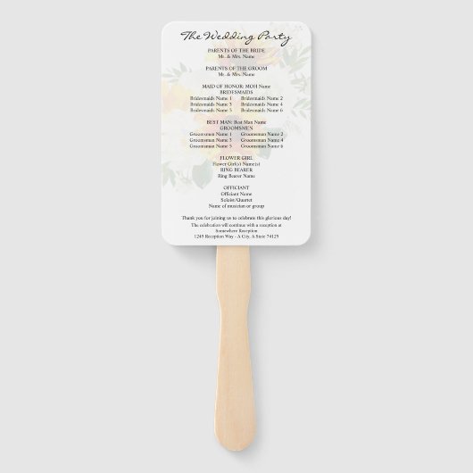 ひまわりアートフローラ式結婚プログラム2 ハンドファン (裏面)