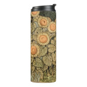 ひまわりアールヌーボーガーデングラスウーマン タンブラー (回転左)