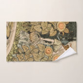 ひまわりアールヌーボーガーデングラスウーマン バスタオルセット (ハンドタオル)