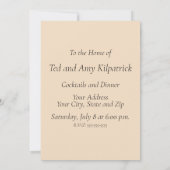 ひまわりアールヌーボーガーデングラスウーマン 招待状 (裏面)