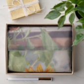 ひまわりイエローオレンジビーガーデンデコパージュ 薄葉紙 (ギフト)