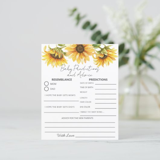 ひまわりイエローガーデンフローラベビー予測と (スタンド正面)