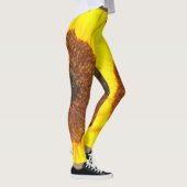 ひまわりイエローブラウンフローラレギンス レギンス (右)