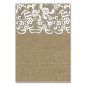 ひまわりウェディングレセプションカード テーブルナンバー (裏面)