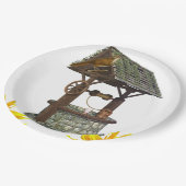 ひまわりウェルバード紙プレート ペーパープレート (アングル)