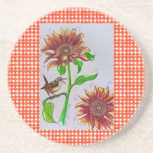 ひまわりウォレン・コースター コースター (正面)