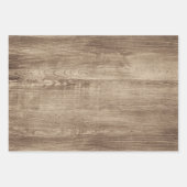 ひまわりウッドバッファロープレイド ラッピングペーパーシート (正面2)