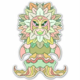 ひまわりエイリアン シール