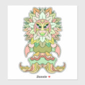 ひまわりエイリアン シール (シート)