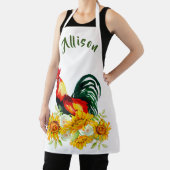 ひまわりエプロン付きルパーソナライズされたスター エプロン (インサイチュ)