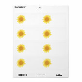 ひまわりエレガンス ラベル (フルシート)