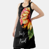 ひまわりエレガントのある美しいプリント エプロン (インサイチュ)