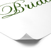 ひまわりエレガントのユーカリブライダルシャワー ポスター (角)