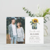 ひまわりエレガントの写真の素朴国結婚の写真 セーブザデート (スタンド正面)