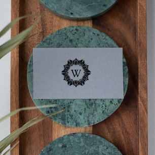 ひまわりエレガントの家系モノグラム ラバースタンプ