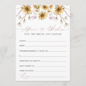 ひまわりエレガントの結婚アドバイスカード アドバイスカード (正面)