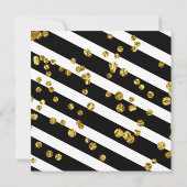 ひまわりエレガントの花のブライダルシャワー招待状 招待状 (裏面)