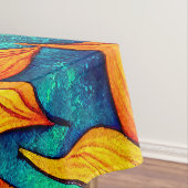 ひまわりエレガントカラフル花のパワー作品 | テーブルクロス (インサイチュ)