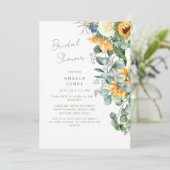 ひまわりエレガントトスカーナブライダルシャワー 招待状 (スタンド正面)