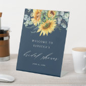 ひまわりエレガントブライダルシャワーへようこそ 台座サイン (インサイチュ)