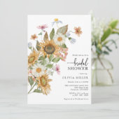ひまわりエレガントブライダルシャワー 招待状 (スタンド正面)