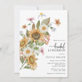 ひまわりエレガントブライダルシャワー 招待状 (正面)