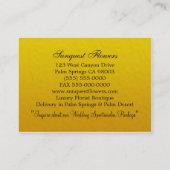 ひまわりエレガントプロフェッショナル 名刺 (裏面)