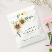 ひまわりエレガントユーカリフローラブライダル フェイバーバッグ (封をした状態)