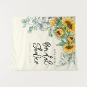 ひまわりエレガントユーカリブライダルシャワー タペストリー (正面(横))