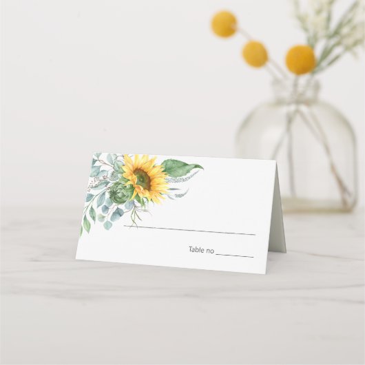 ひまわりエレガントユーカリ植樹 プレイスカード (正面)