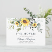 ひまわりエレガントユーカリ水の色の移動 案内状 (スタンド正面)