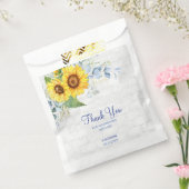 ひまわりエレガント壁煉瓦フローラ誕生日 フェイバーバッグ (封をした状態)