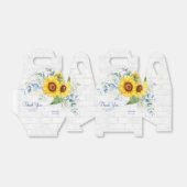 ひまわりエレガント壁煉瓦フローラ誕生日 フェイバーボックス (折り畳みなし)