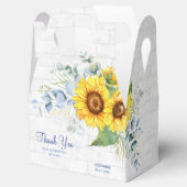 ひまわりエレガント壁煉瓦フローラ誕生日 フェイバーボックス (オープン)