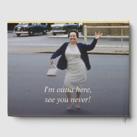 ひまわりエレガント水彩退職パーティー ゲストブック (裏面)