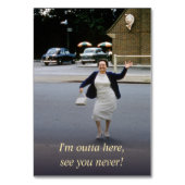 ひまわりエレガント水彩退職パーティー テーブルナンバー (裏面)