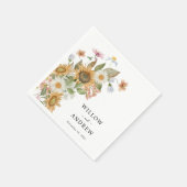 ひまわりエレガント紙ナプキン スタンダードカクテルナプキン (角)