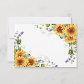 ひまわりエレガント花葬儀共有メモリカード 出欠カード (裏面)