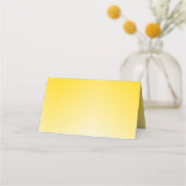 ひまわりエレガント黄色座席表又はエスコートカード プレイスカード (裏面)