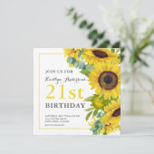 ひまわりエレガント21日パーティー 招待状 (スタンド正面)